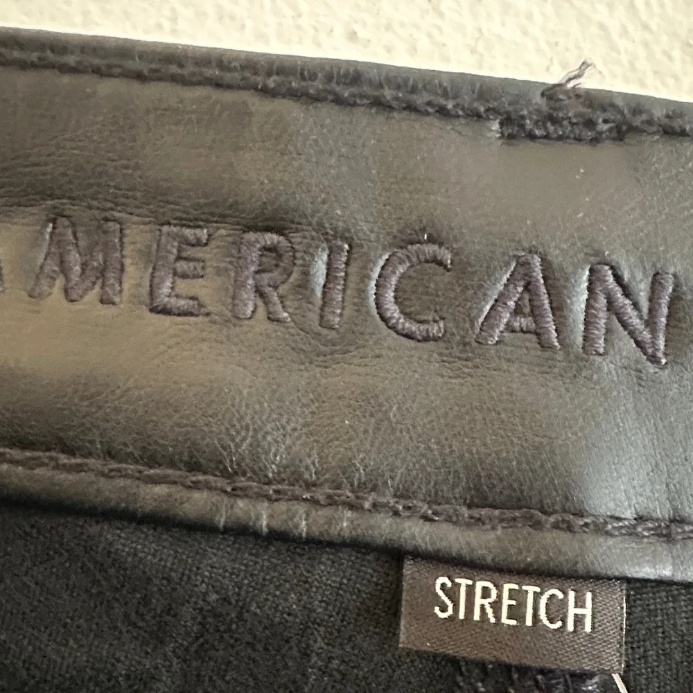 American Eagle Outfitters Black Faux Leather Skinny Pants